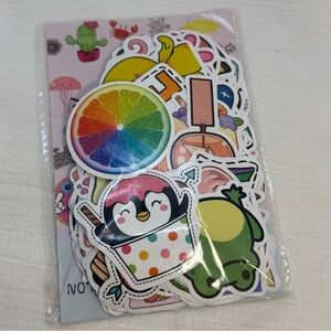 Waterproof Stickers - 100pc Set - NWT - Colorful